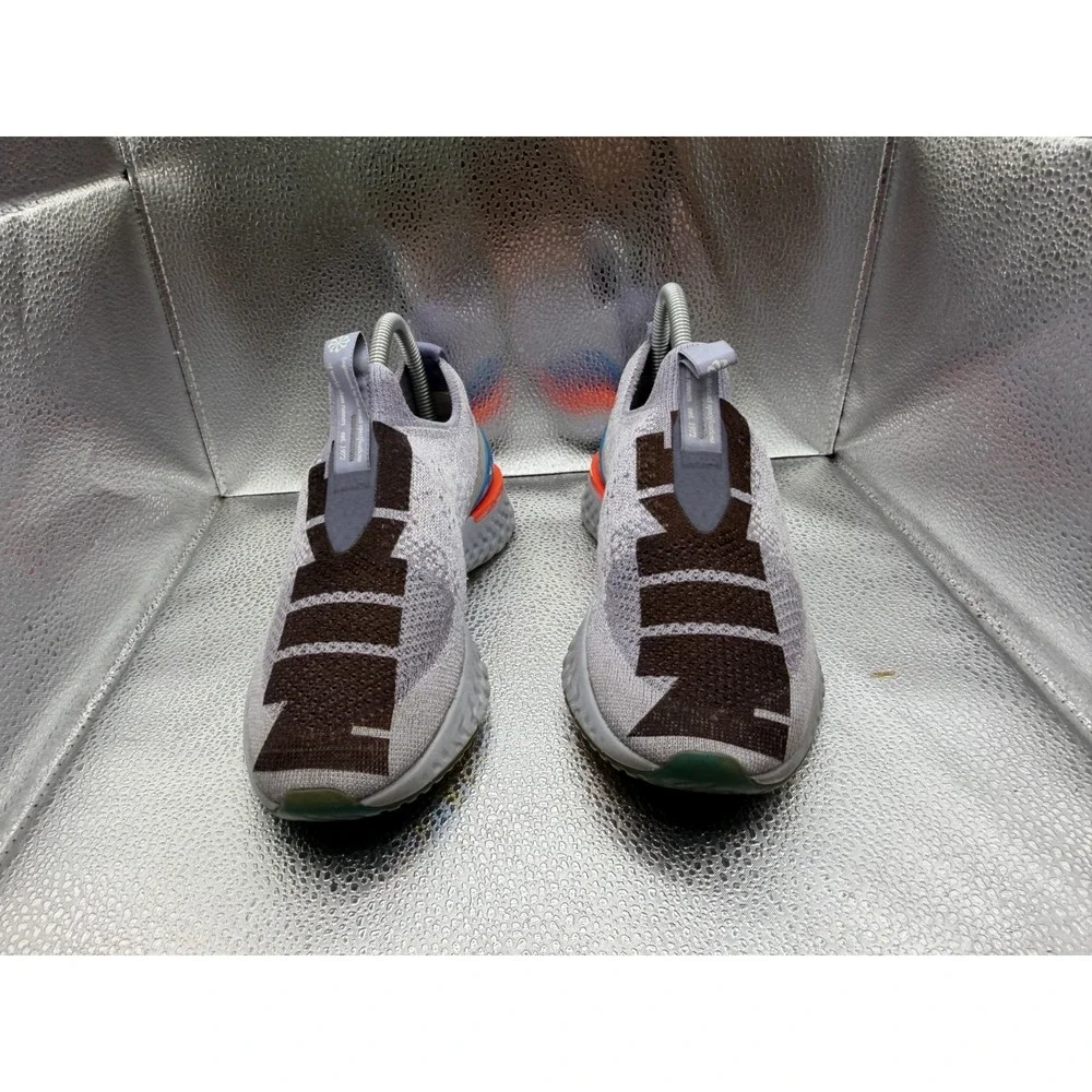 Size 5.5Y Nike Epic Phantom React Flyknit Indigo Fog Kids‎ Sneakers CJ7202-400